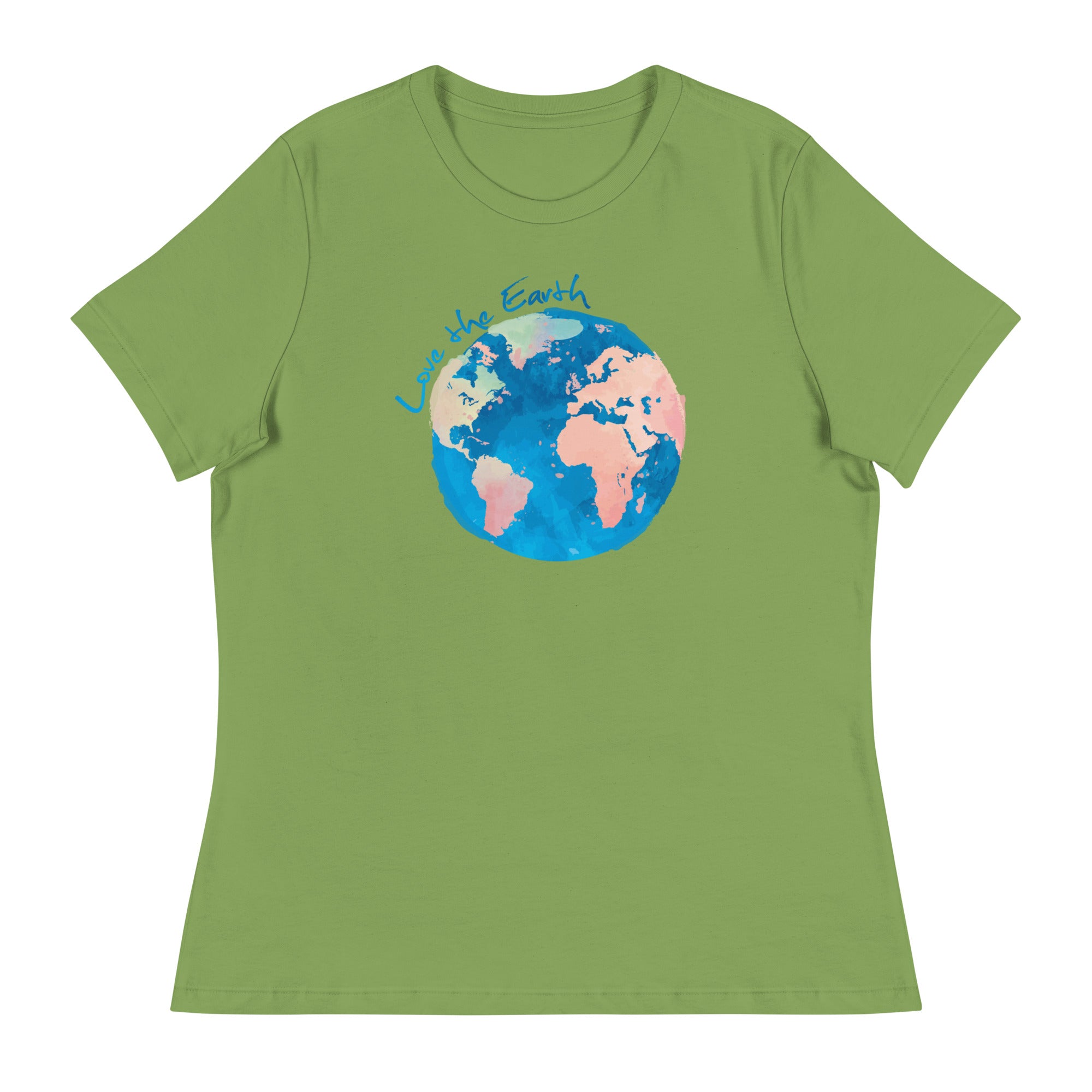 Watercolor Earth Women's Relaxed T-Shirt