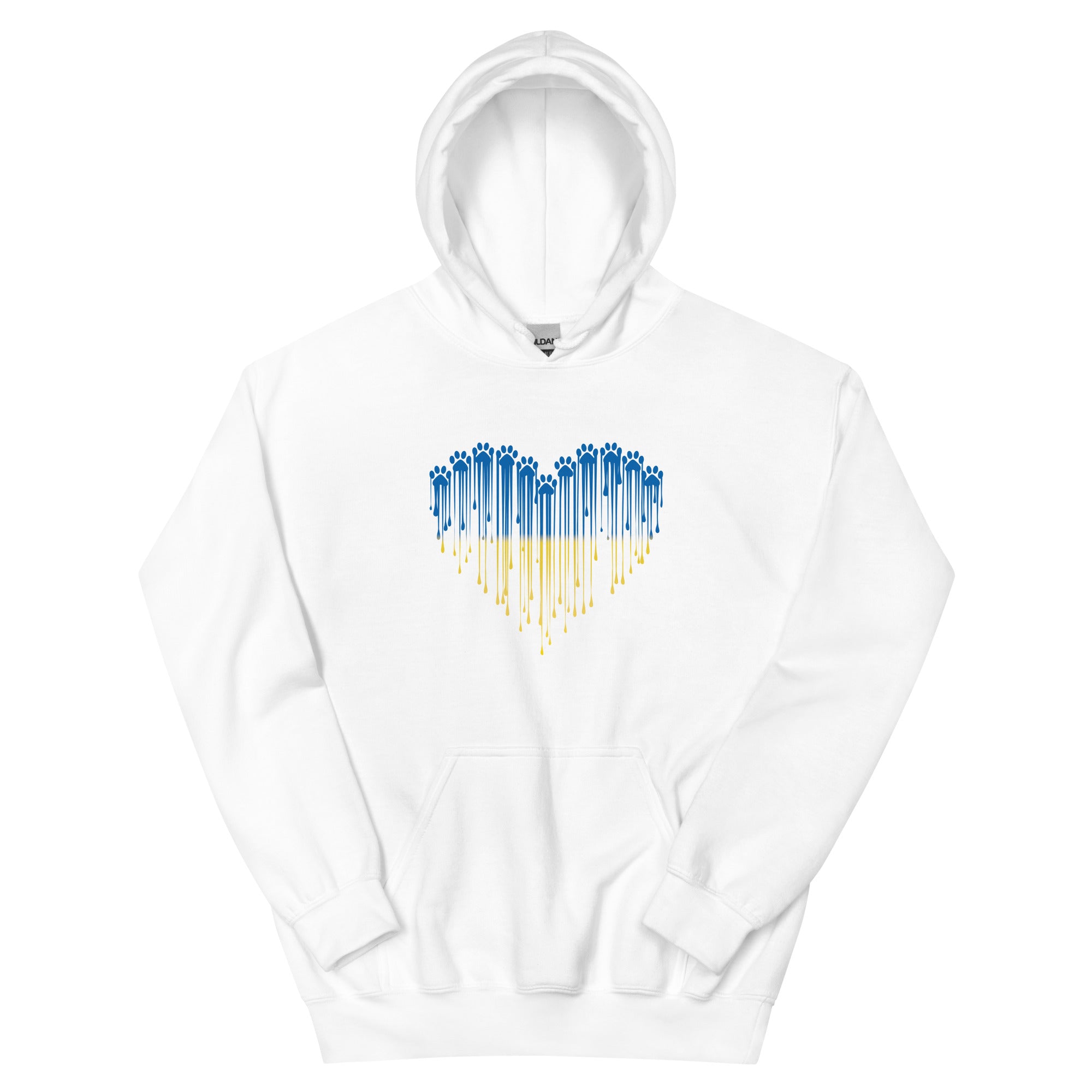 Paw Love For Ukraine Hoodie