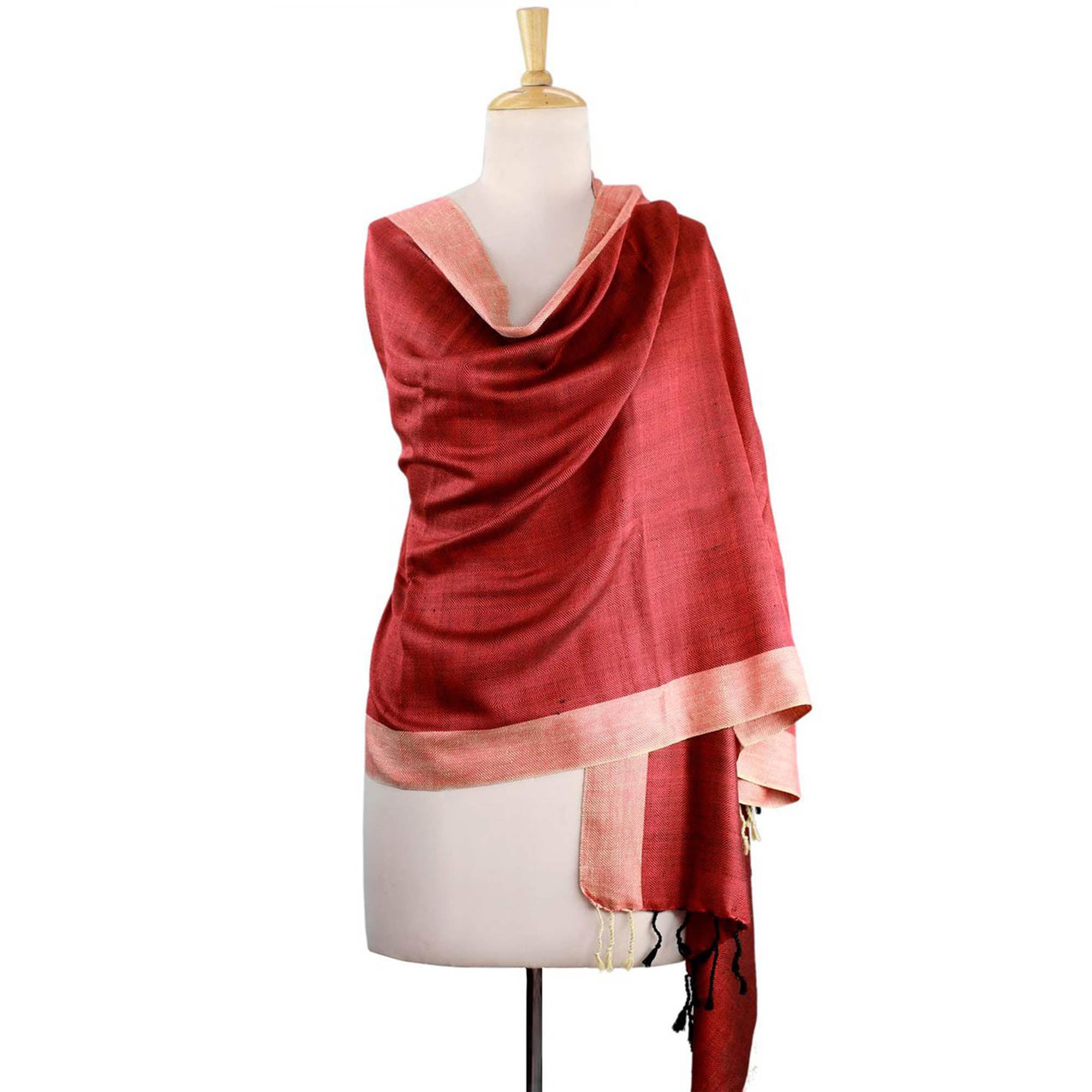 Bhagalpur Sunshine Silk Shawl