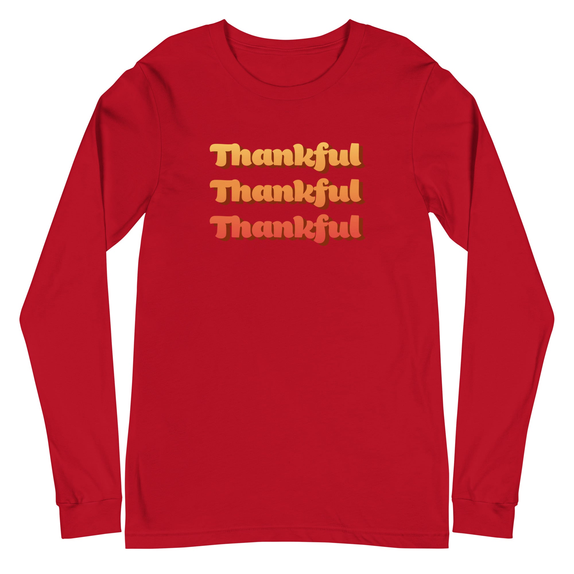 Thankful Times Three Long Sleeve Tee