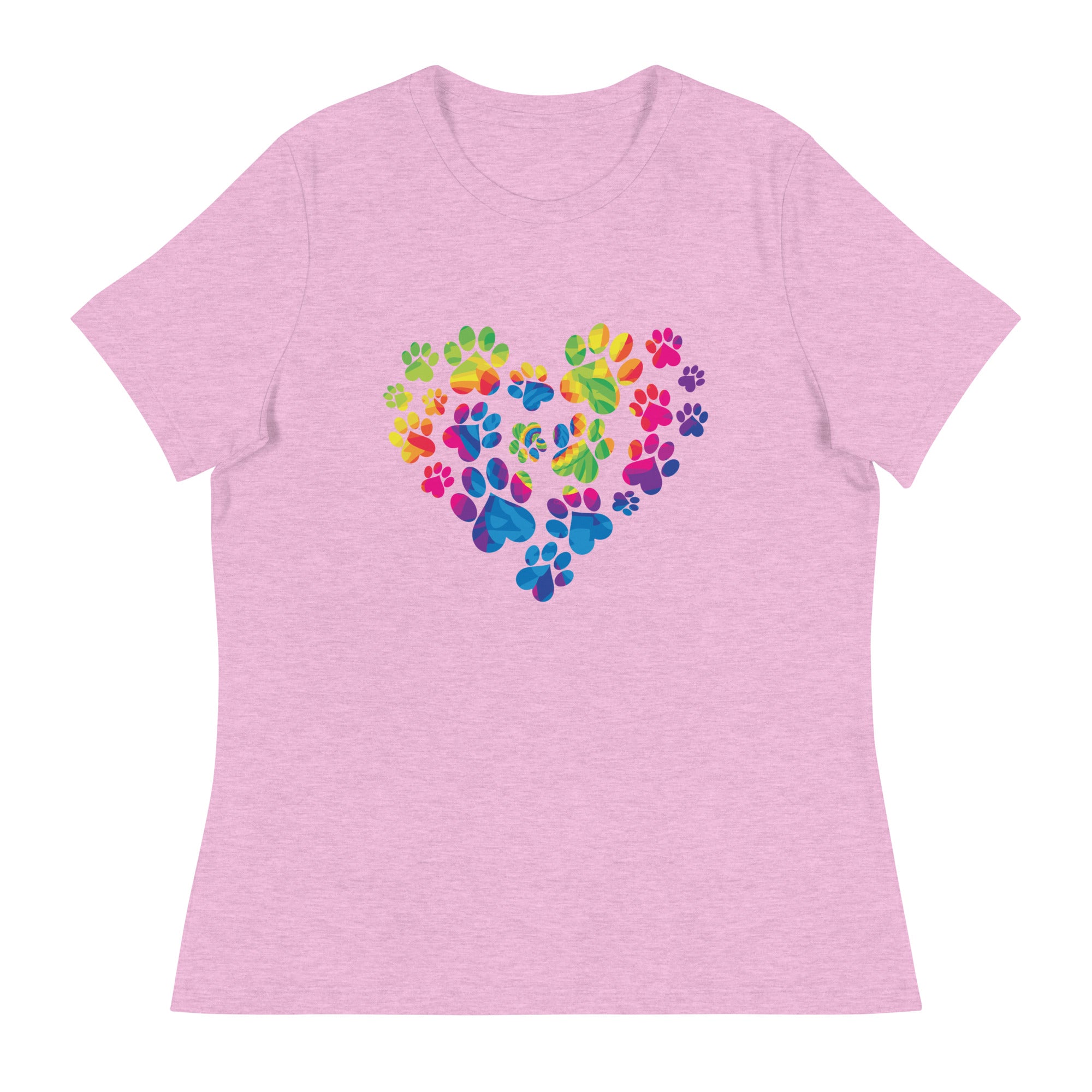 Anniversary Paw Print Love Women's Relaxed T-Shirt