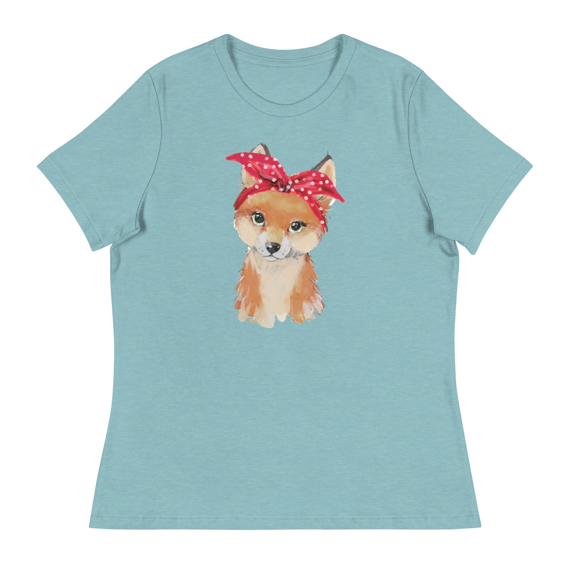 Shy and Sweet Fox Women's Relaxed T-Shirt