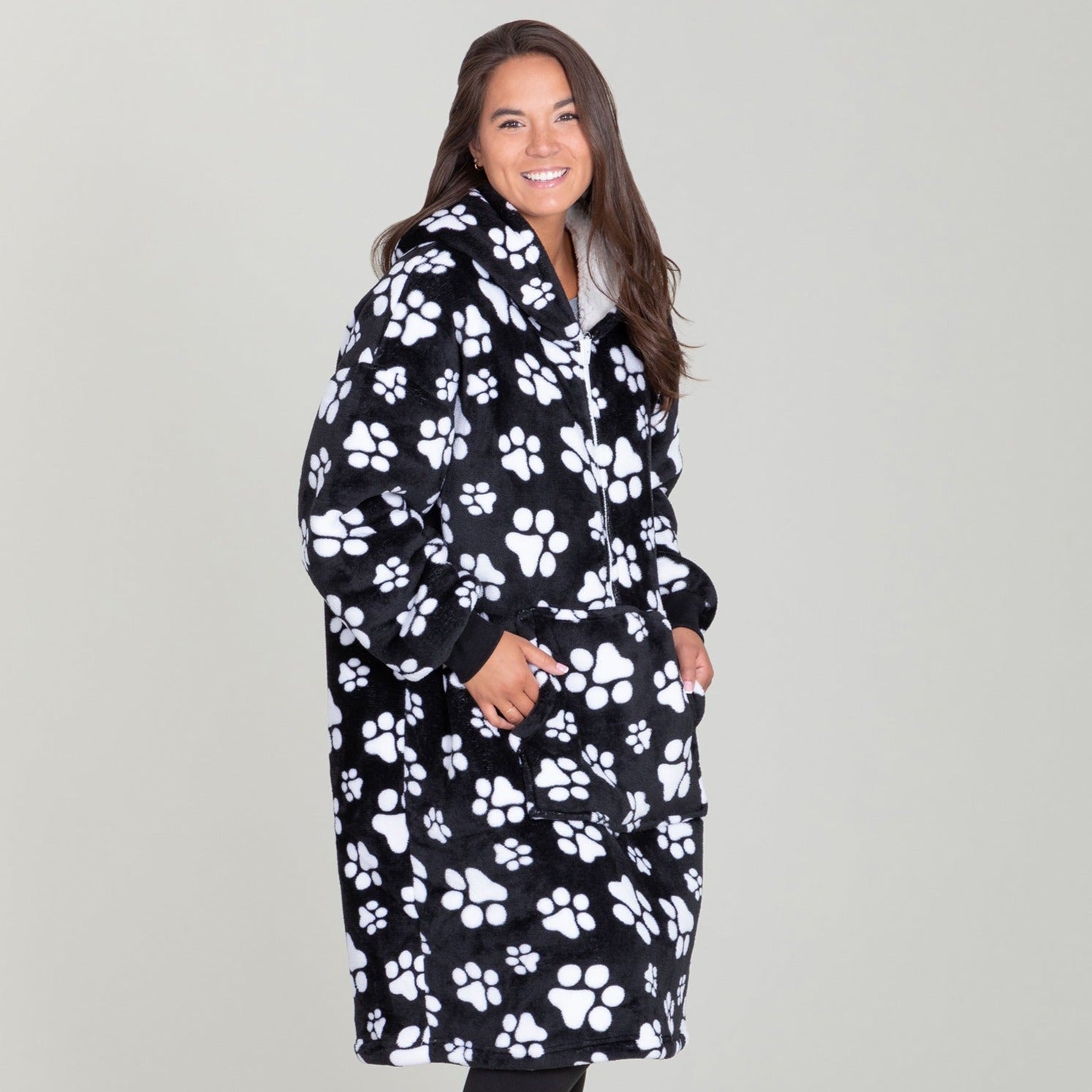 Super Cozy Fleece Blanket Hoodie