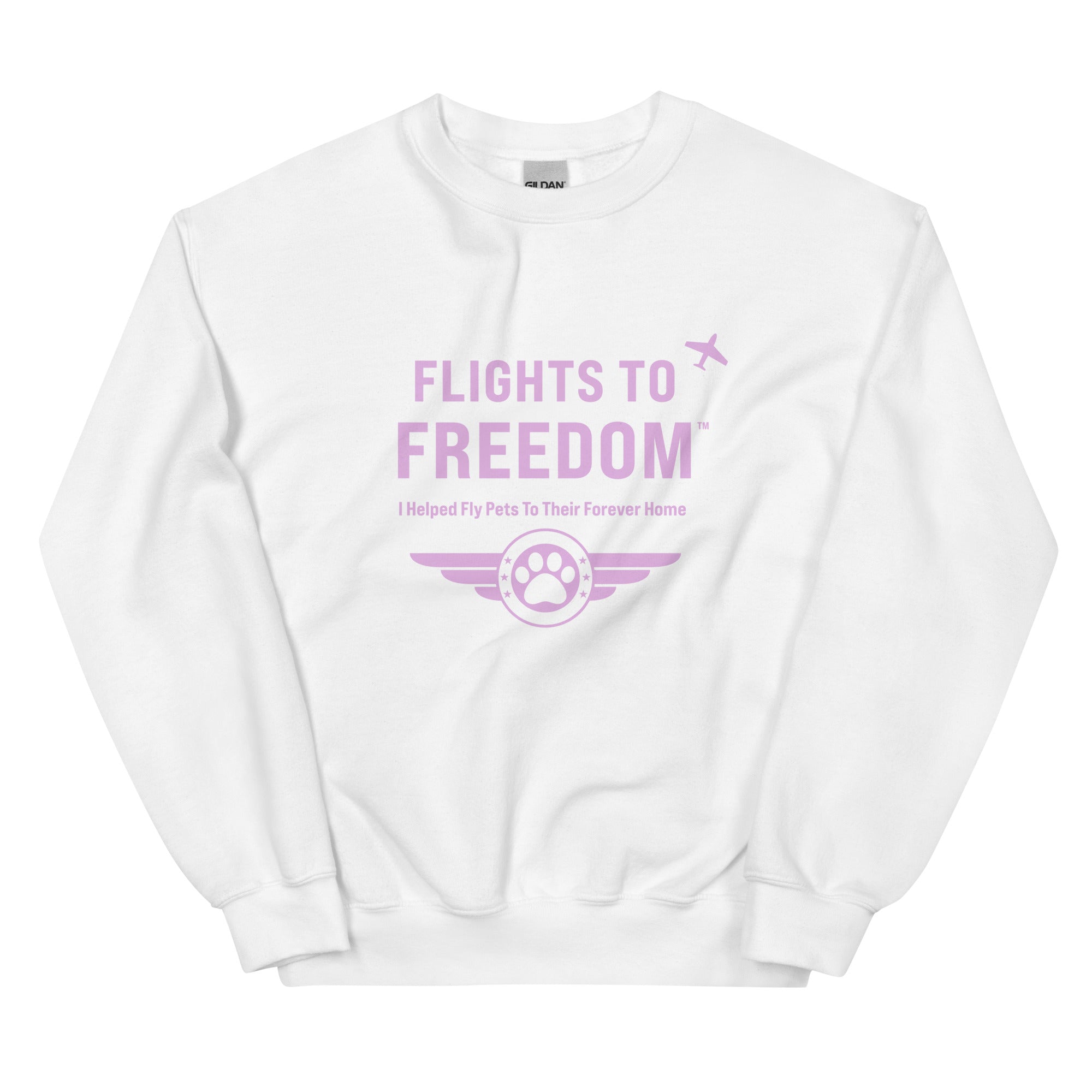 Flights to Freedom For Pets Crewneck Sweatshirt