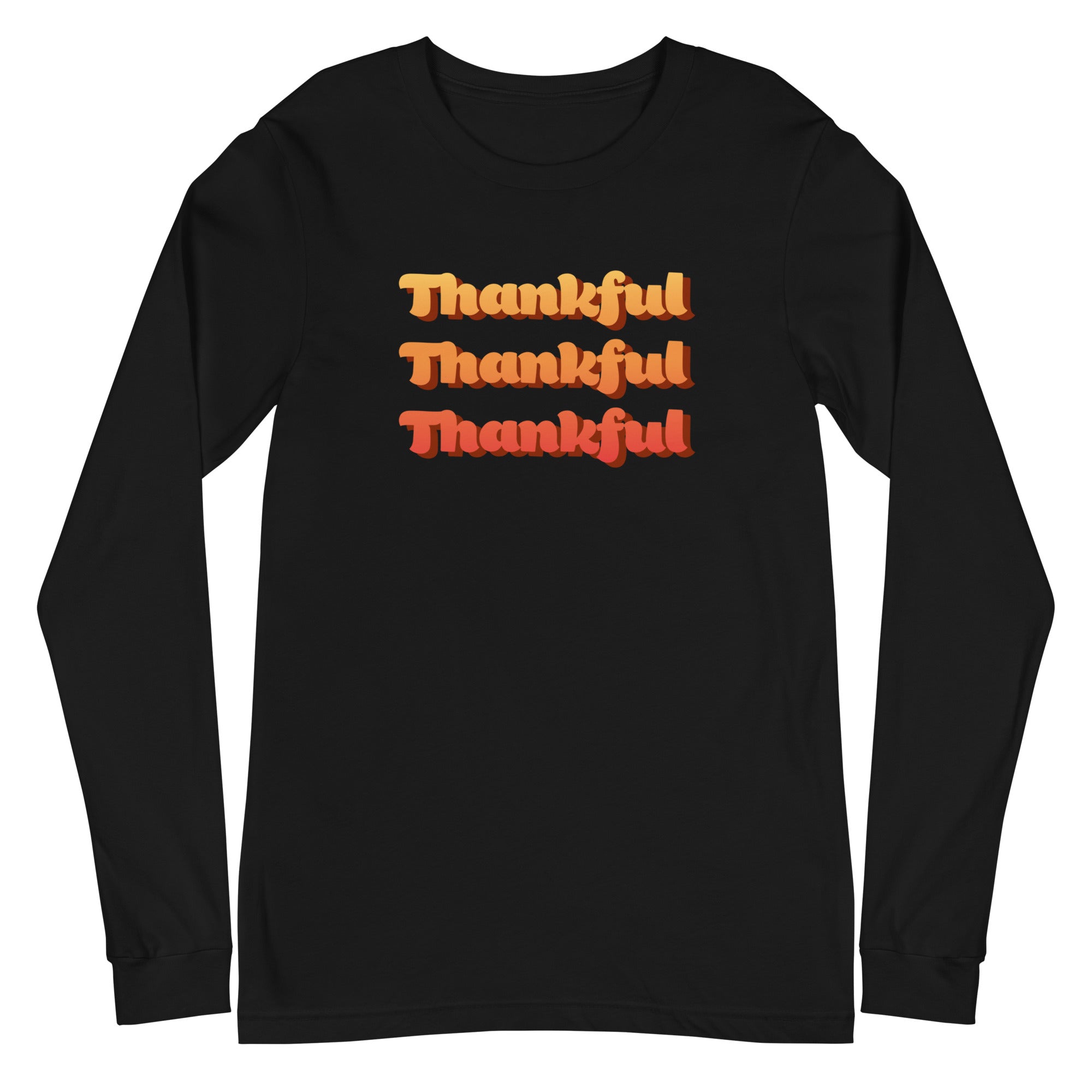 Thankful Times Three Long Sleeve Tee