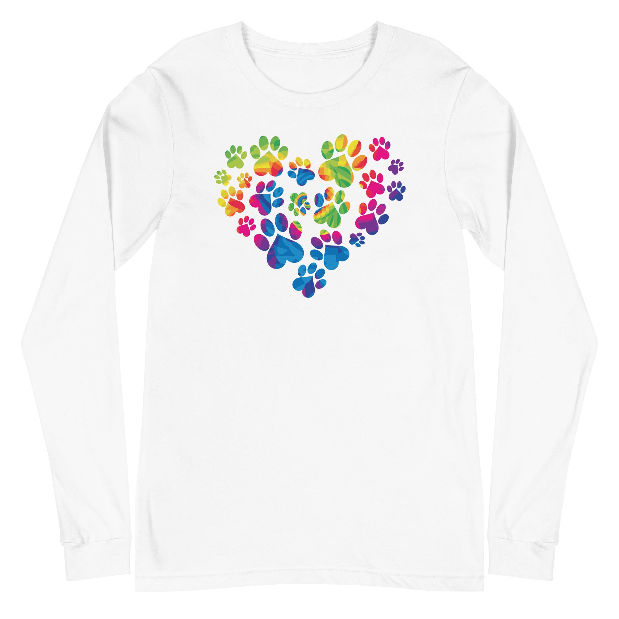 Anniversary Paw Print Love Long Sleeve Tee