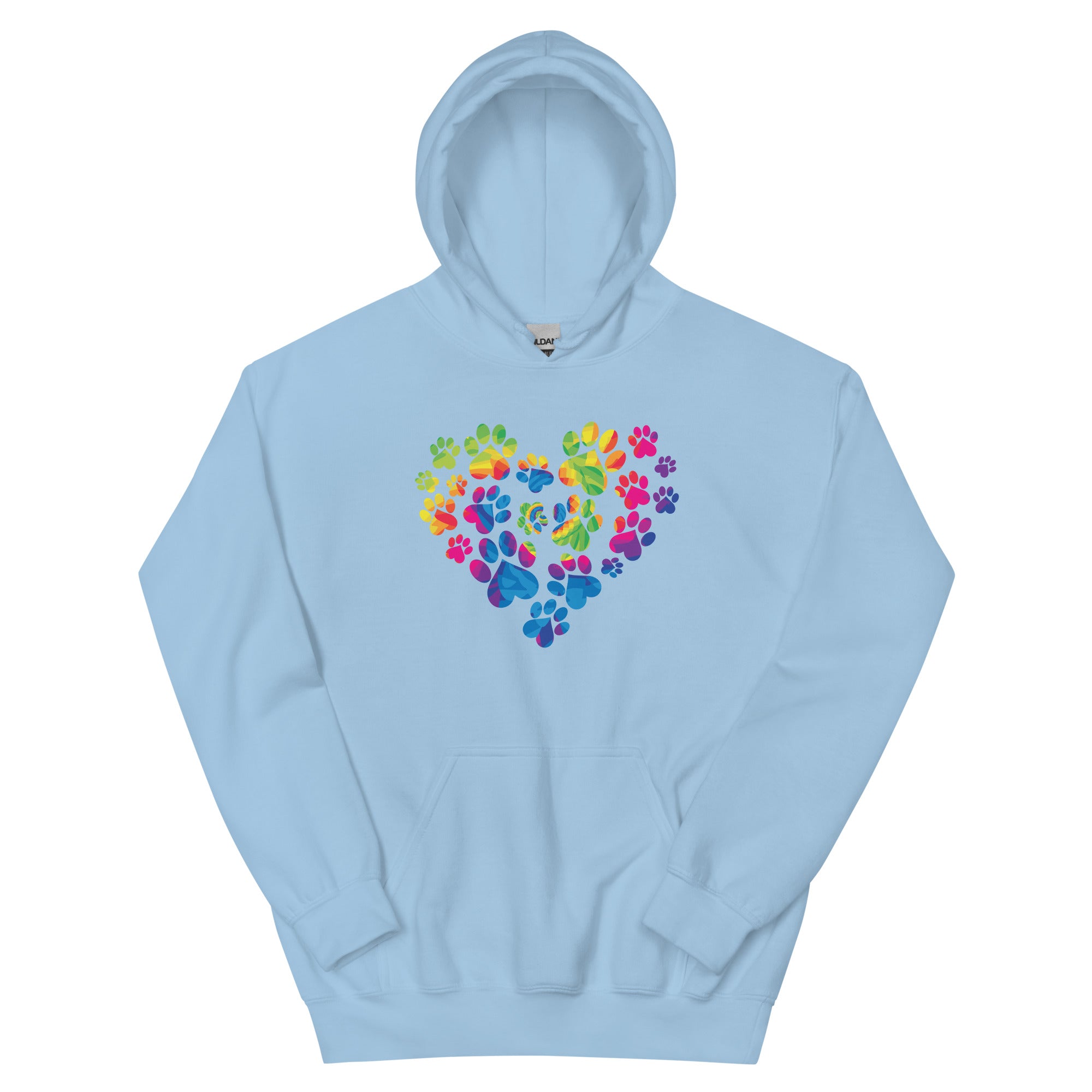 Anniversary Paw Print Love Hoodie