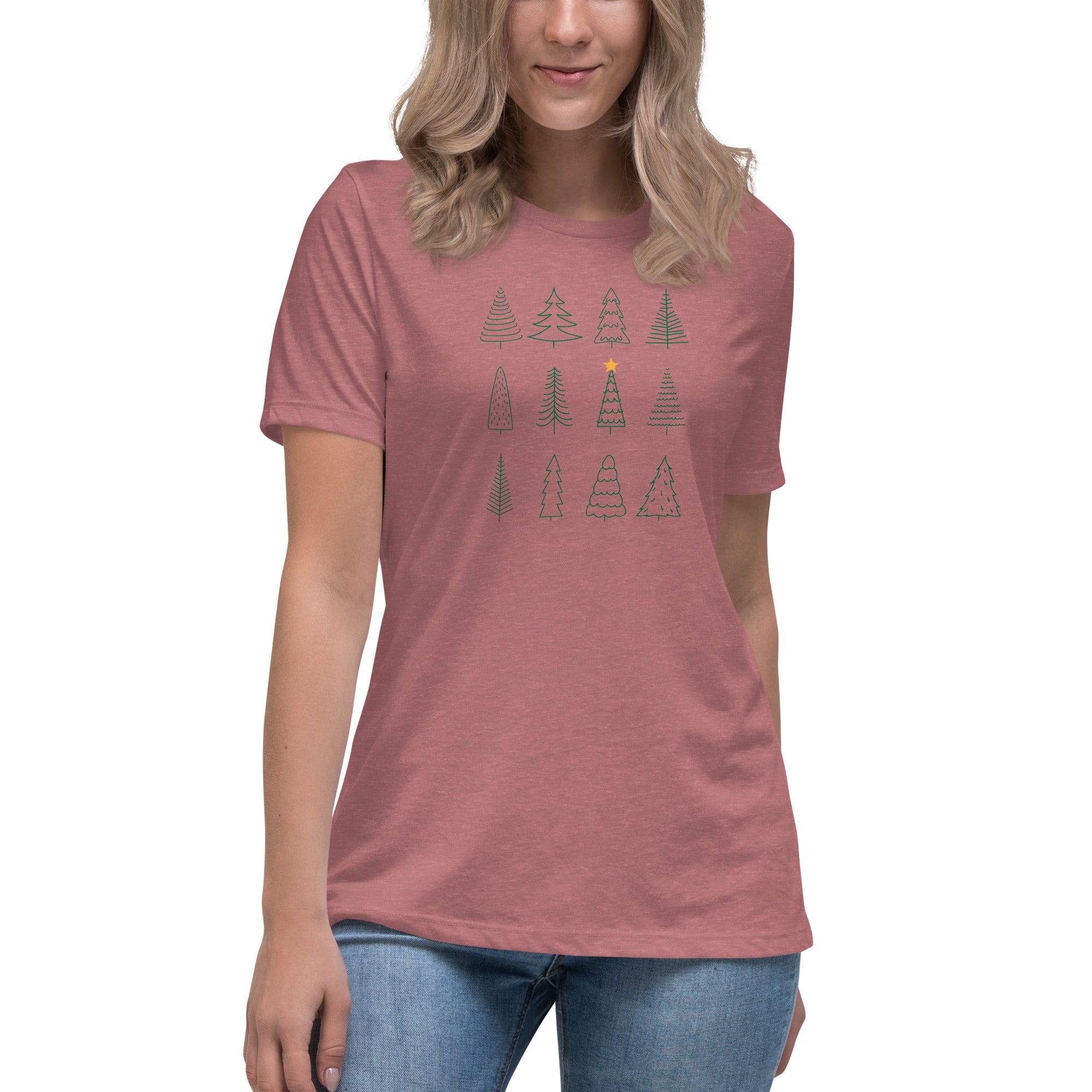 Christmas Trees Women's Relaxed T-Shirt