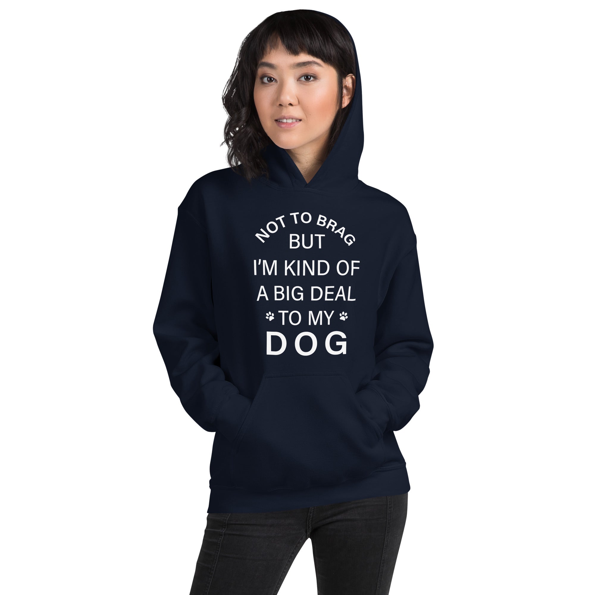 Not To Brag Dog Hoodie