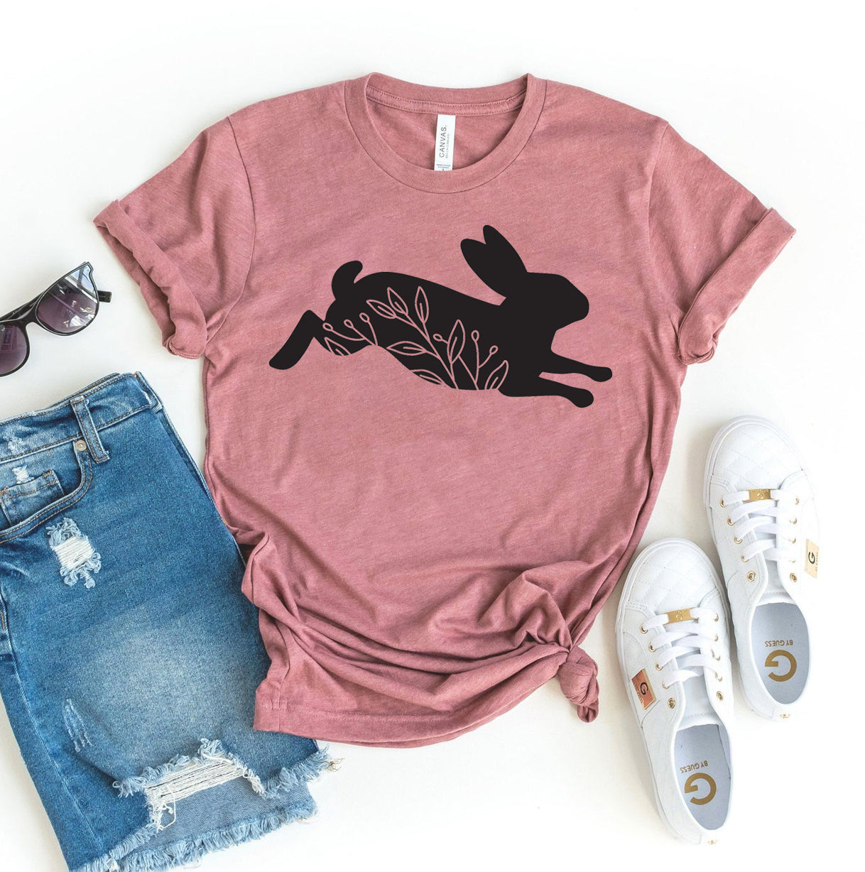 Floral Rabbit T-shirt