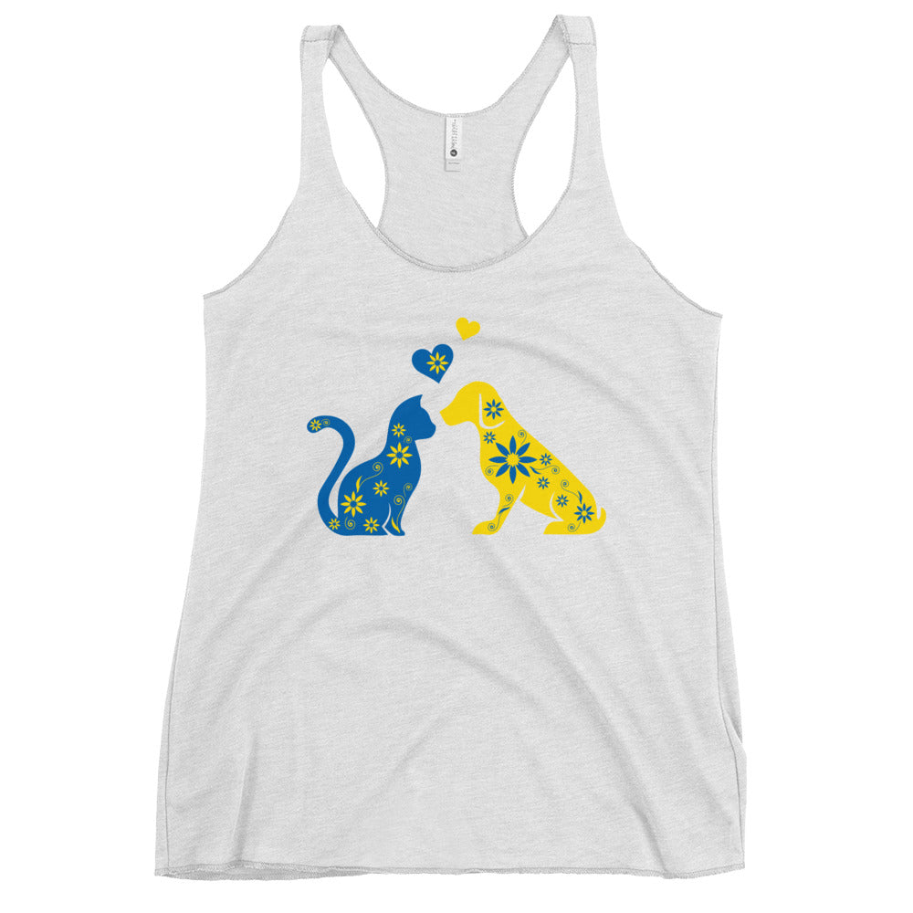 Pets Of Ukraine Women's Racerback Tank