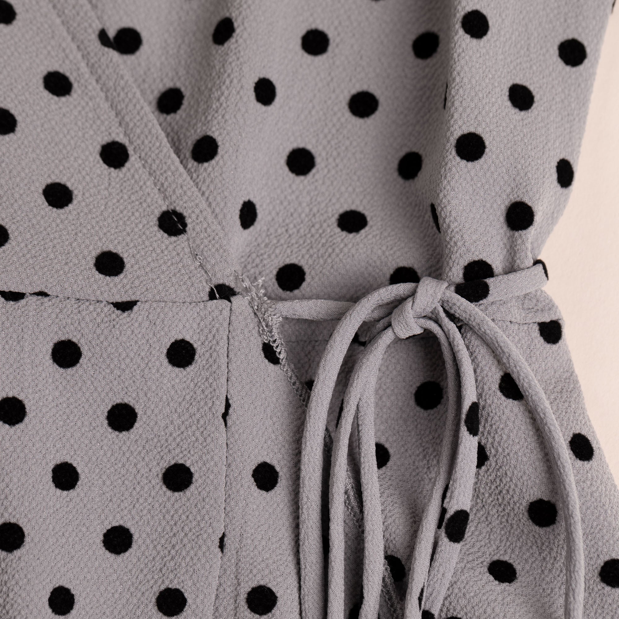 Polka Dot MaxiWrapDress