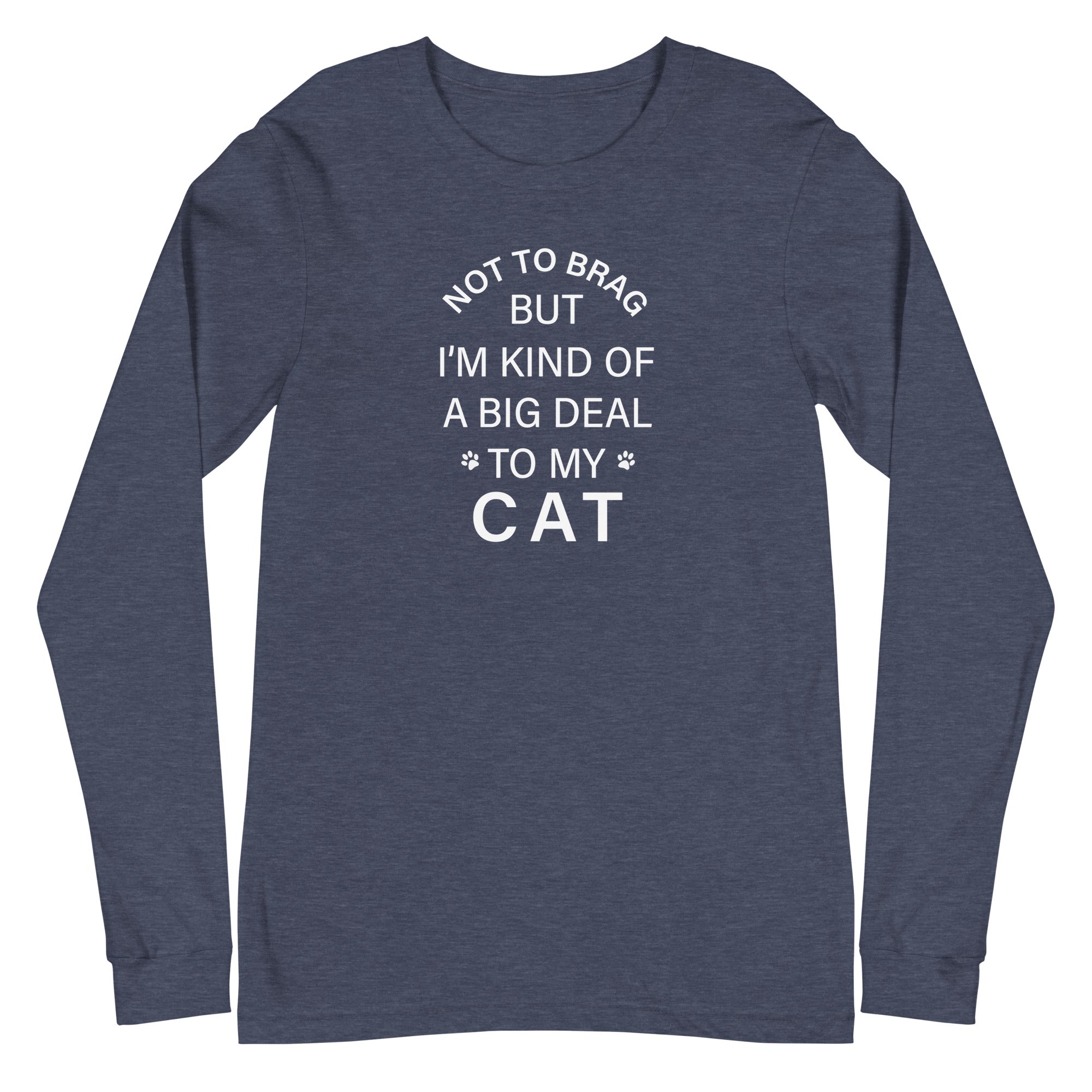 Not To Brag Cat Long Sleeve Tee