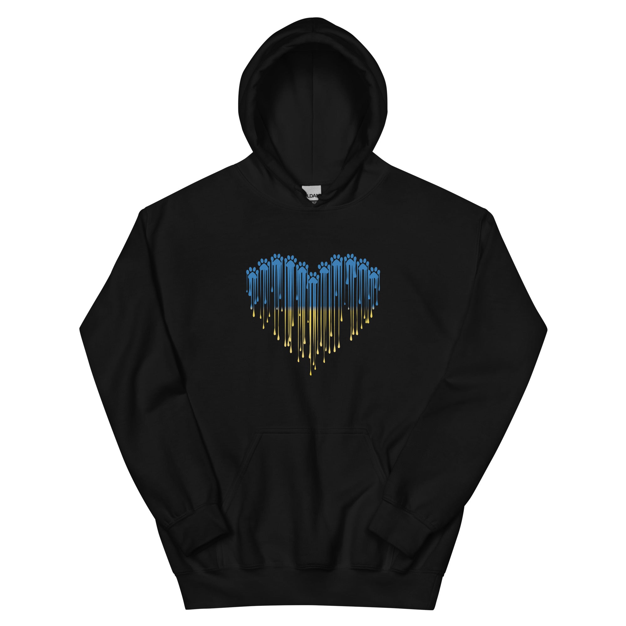 Paw Love For Ukraine Hoodie