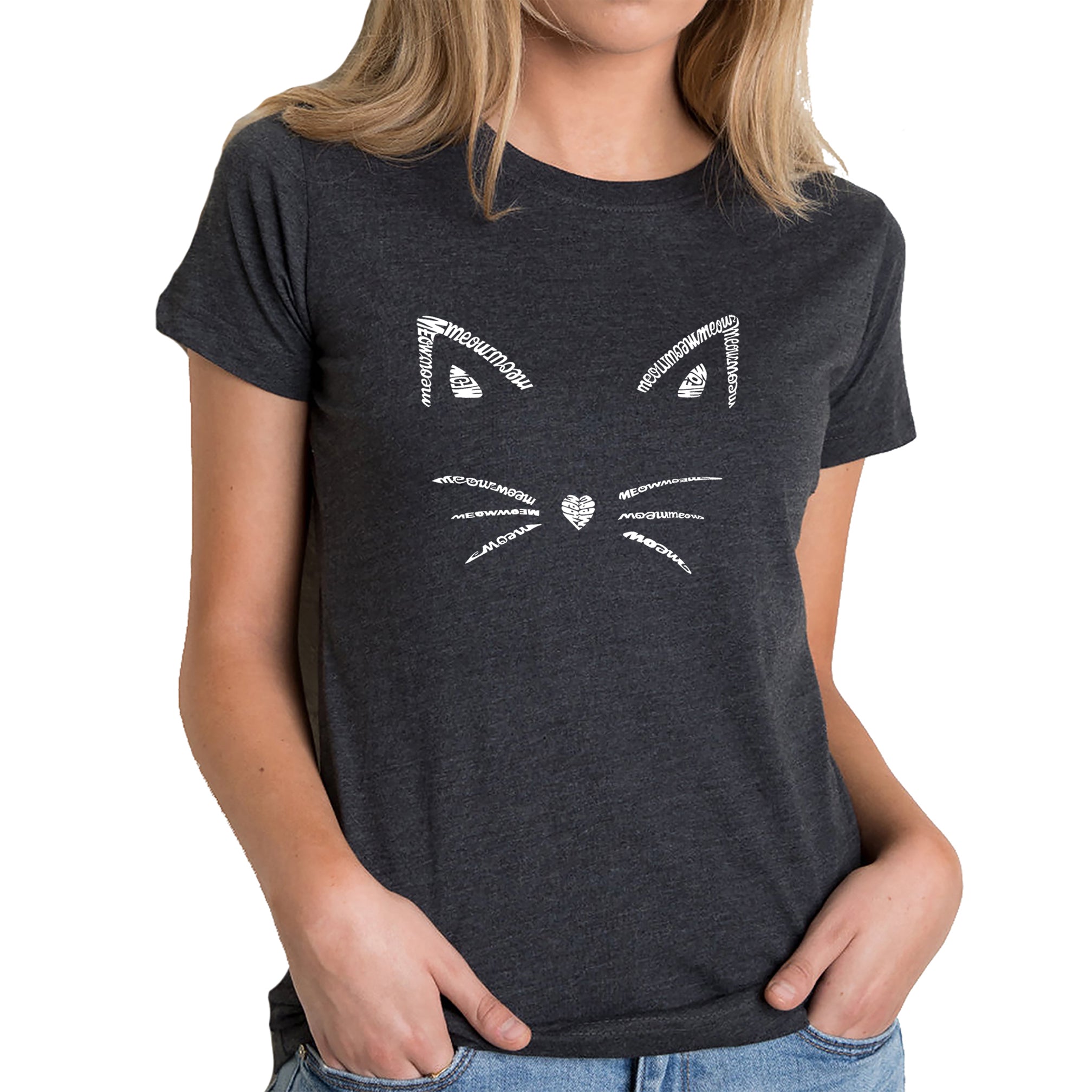 Whiskers  - Women's Premium Blend Word Art T-Shirt