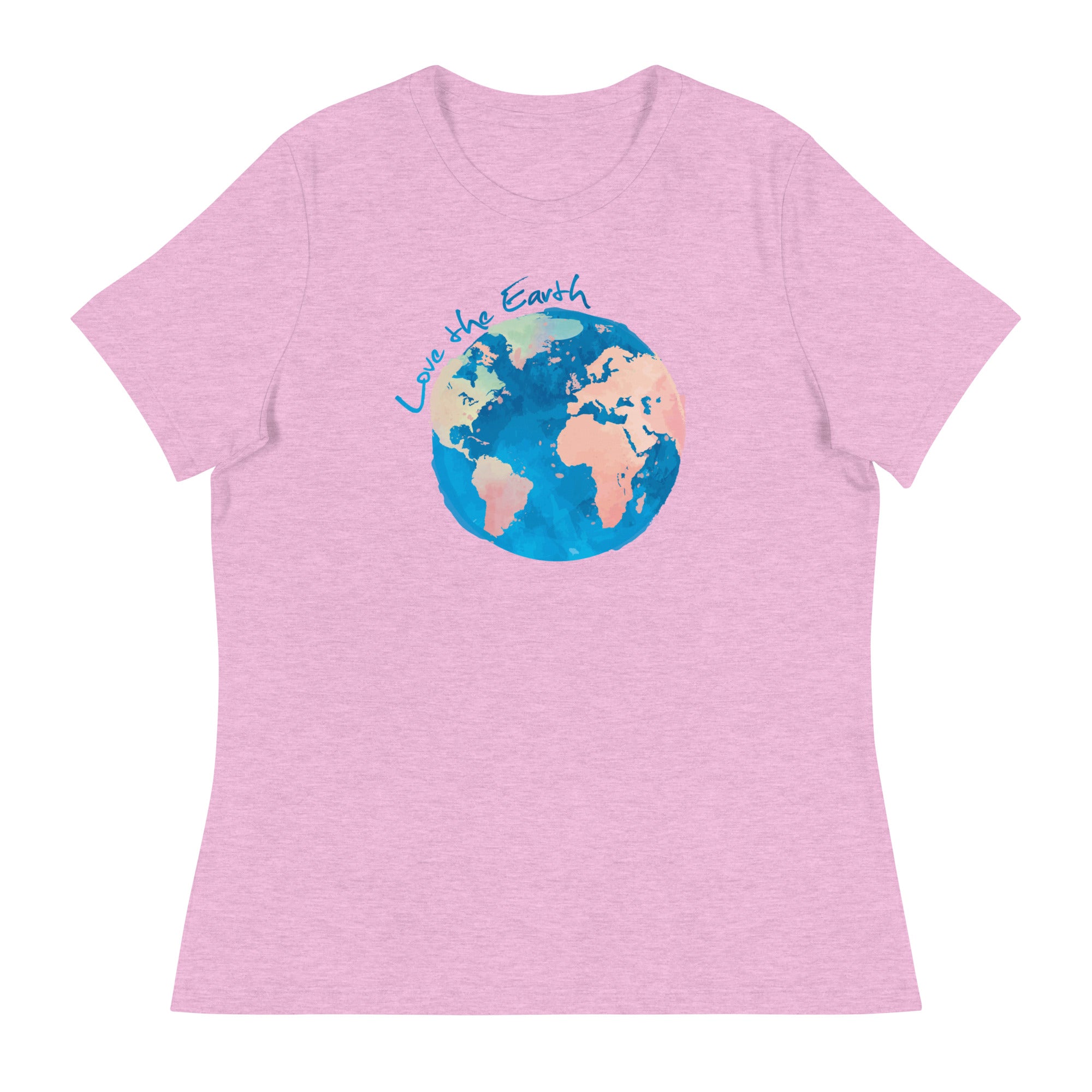 Watercolor Earth Women's Relaxed T-Shirt