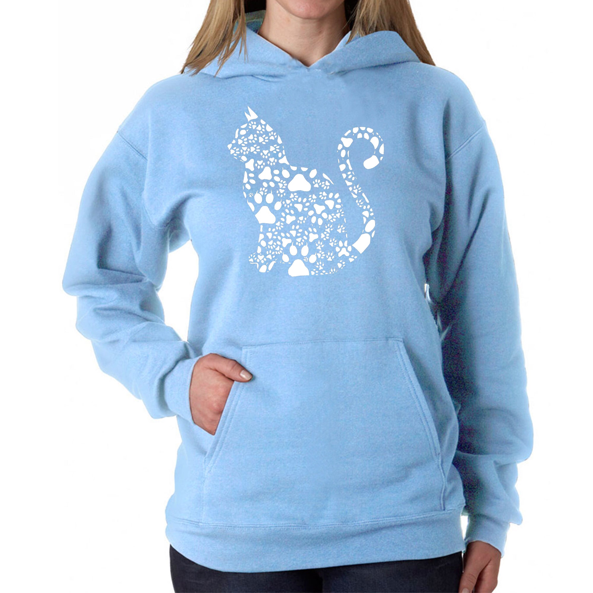 Cat Claws - Women's Word Art Hooded Sweatshirt