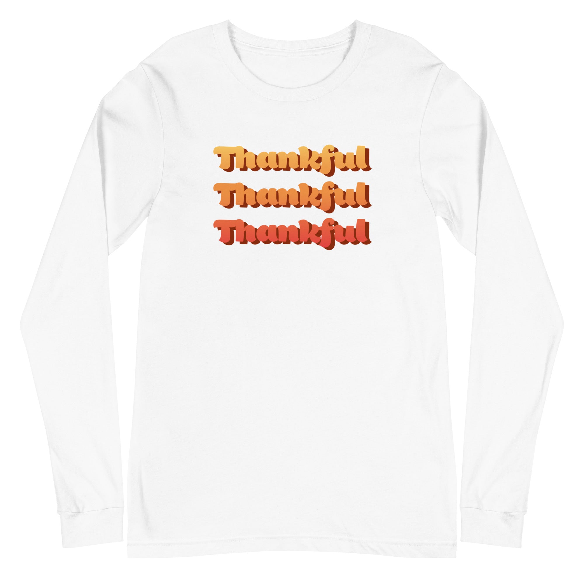 Thankful Times Three Long Sleeve Tee