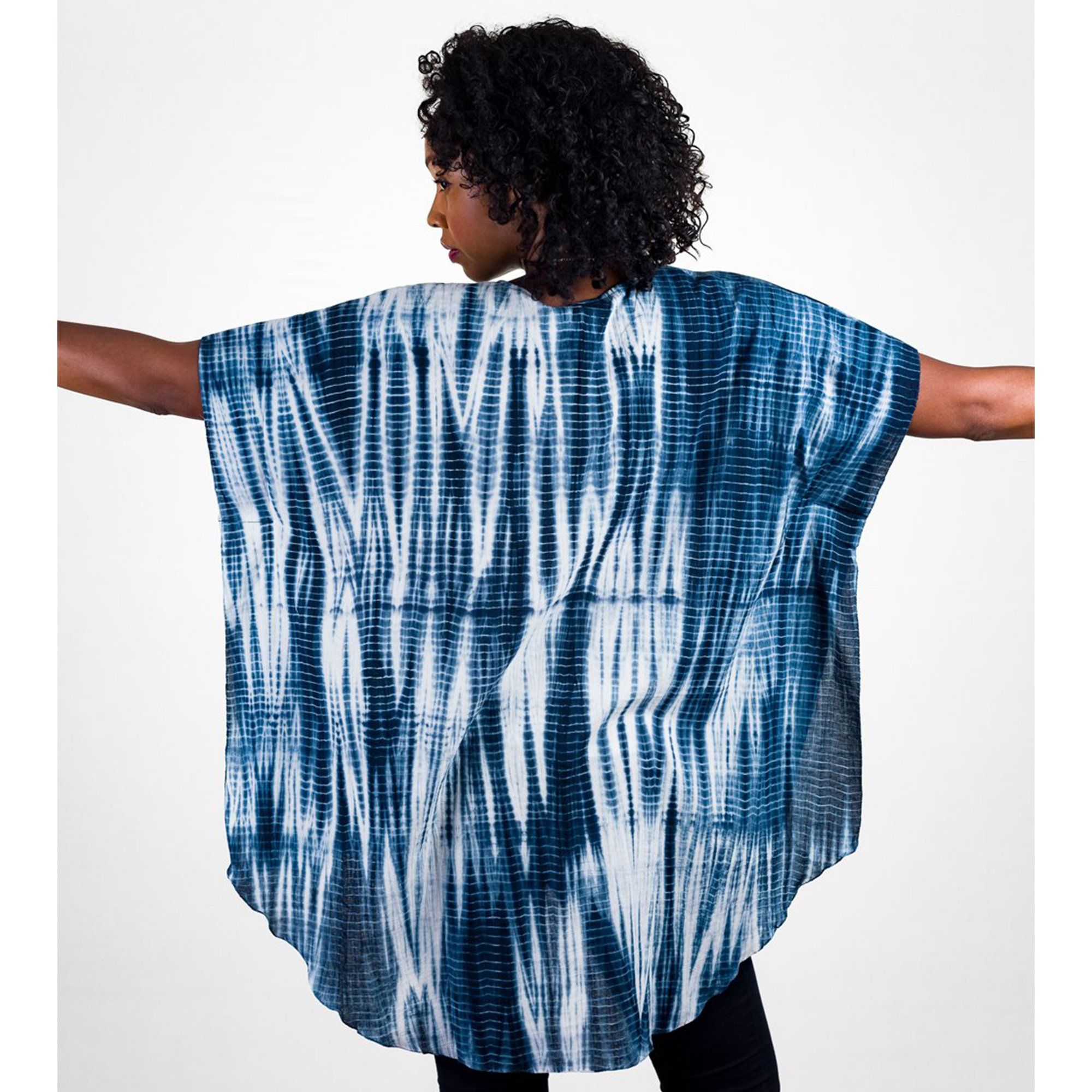 Chandra Shibori Shrug